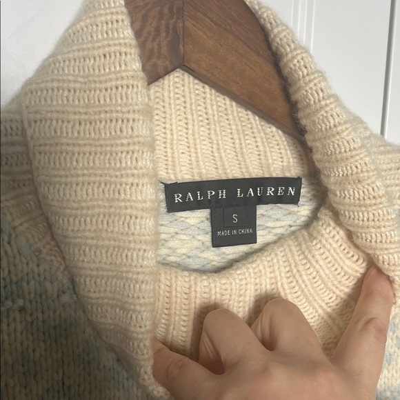 Ralph Lauren Cashmere fair isle Turtleneck Sweater - Picture 2 of 8